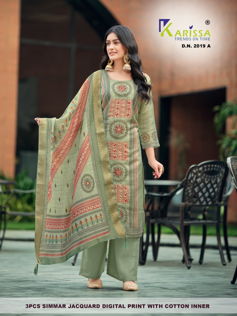 Design 2018-2019 Ab Karissa Simmer Readymade Plazzo Style Suits Supplier