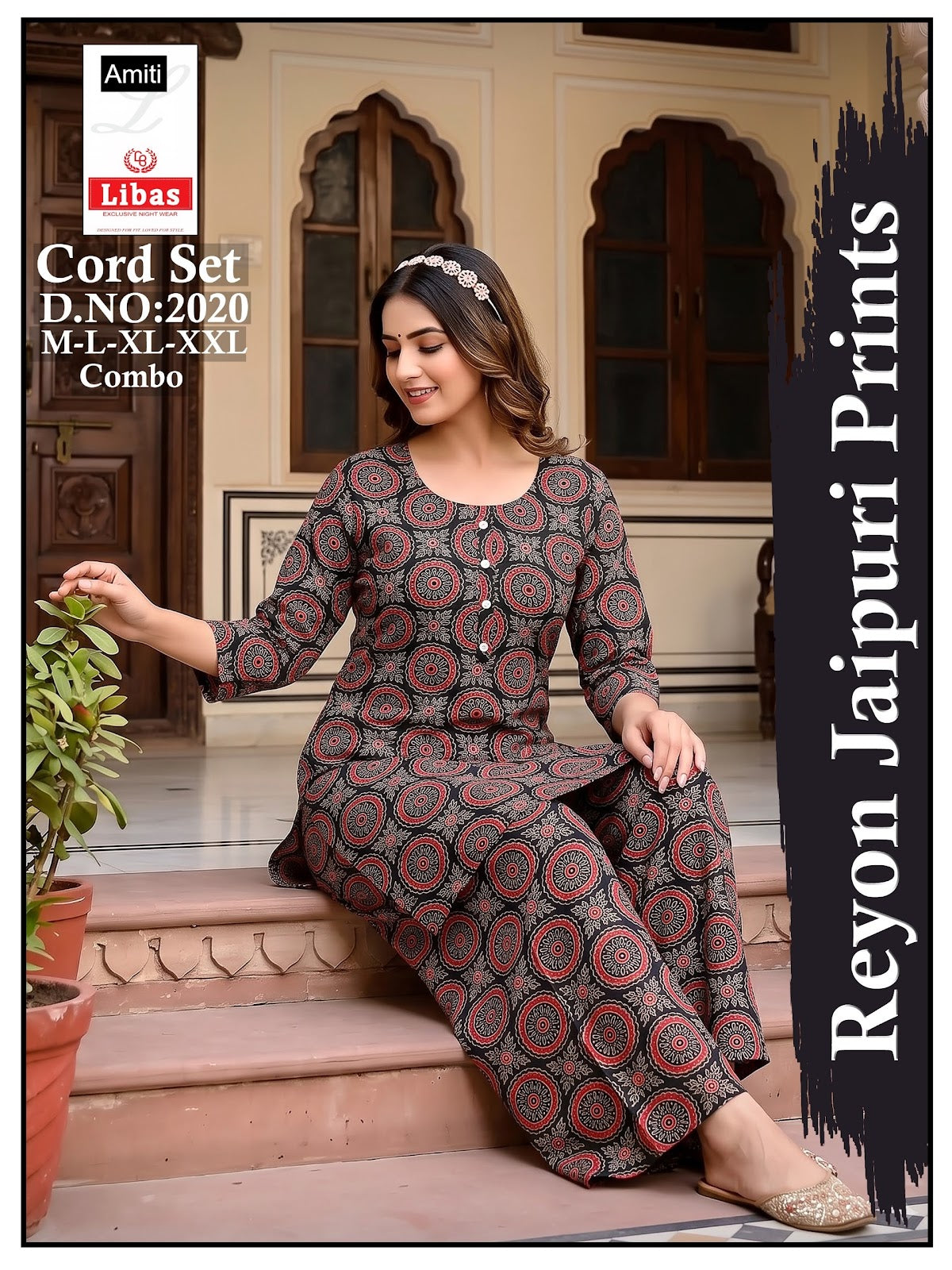 Design 2020 Jaipuri Amiti Cotton Rayon Co Ord Set Exporter