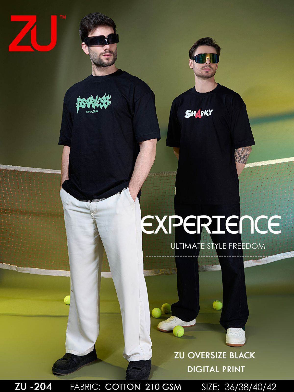 Design 204 Zu Clothing Cotton Mens Tshirts Wholesale Price