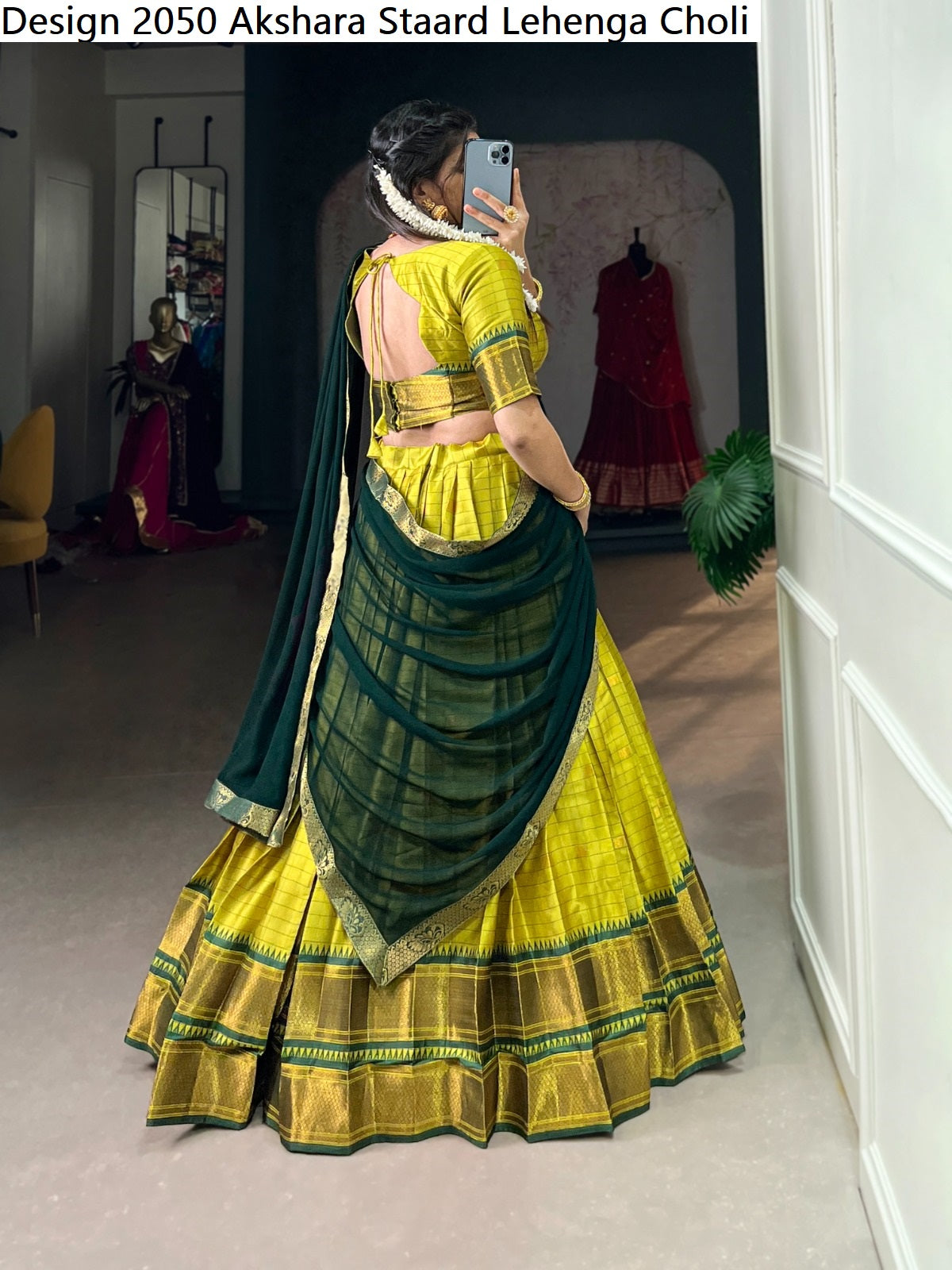 Design 2050 Akshara Staard Cotton Silk Lehenga Choli Supplier Ahmedabad