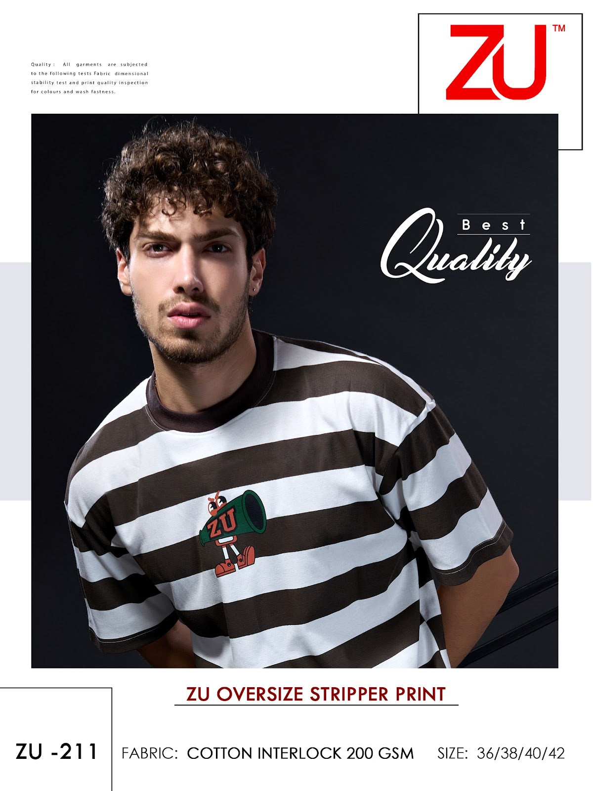 Design 211 Zu Clothing Cotton Mens Tshirts Manufacturer Gujarat