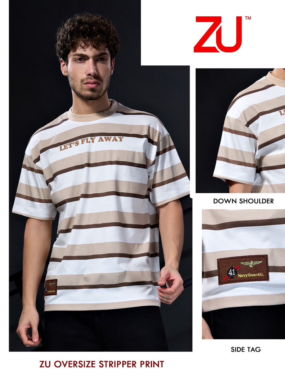 Design 211 Zu Clothing Cotton Mens Tshirts Manufacturer Gujarat