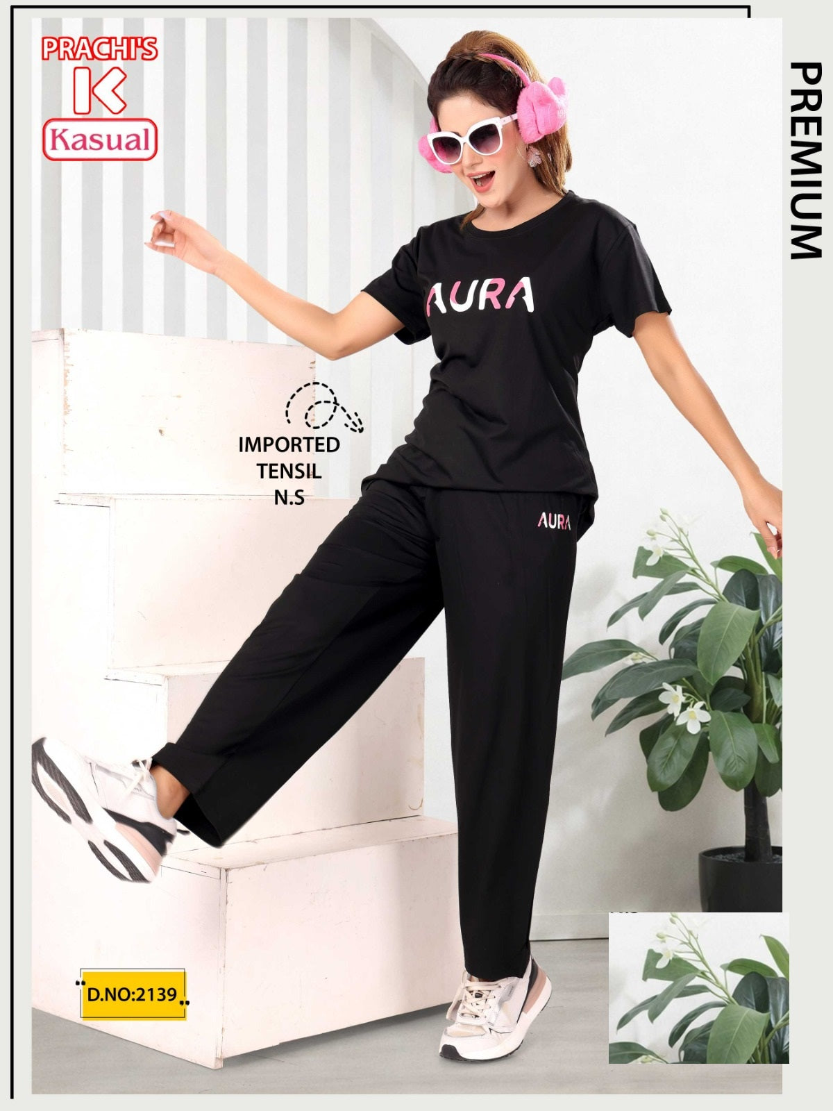 Design 2136-2141 Kasual Imported Pyjama Night Suits Manufacturer Ahmedabad