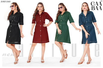 Design 2163 Gaabaa Cotton Midi Dress Wholesaler