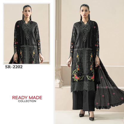 Design 2202 Shree Fabs Chiffon Pakistani Readymade Suits Wholesaler