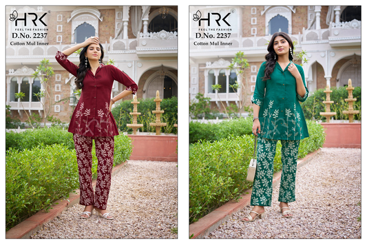 Design 2237 Hrk Pv Co Ord Set Supplier Ahmedabad