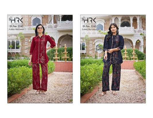 Design 2242 Hrk Vatican Co Ord Set Supplier Gujarat