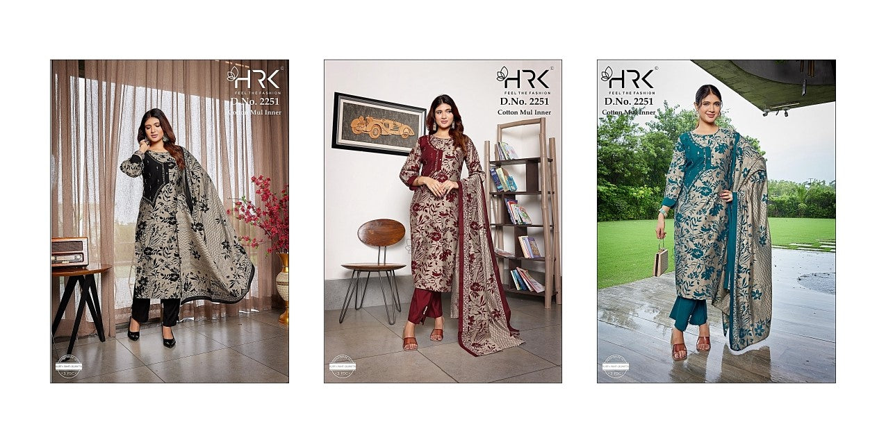 Design 2251 Hrk Vatican Readymade Pant Style Suits Manufacturer Ahmedabad