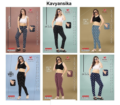 Design 2272 Naira Kavyansika Hosiery Women Night Lower Exporter India