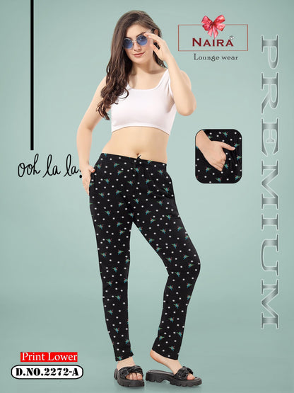 Design 2272 Naira Kavyansika Hosiery Women Night Lower Exporter India