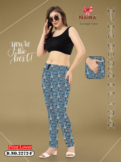 Design 2272 Naira Kavyansika Hosiery Women Night Lower Exporter India