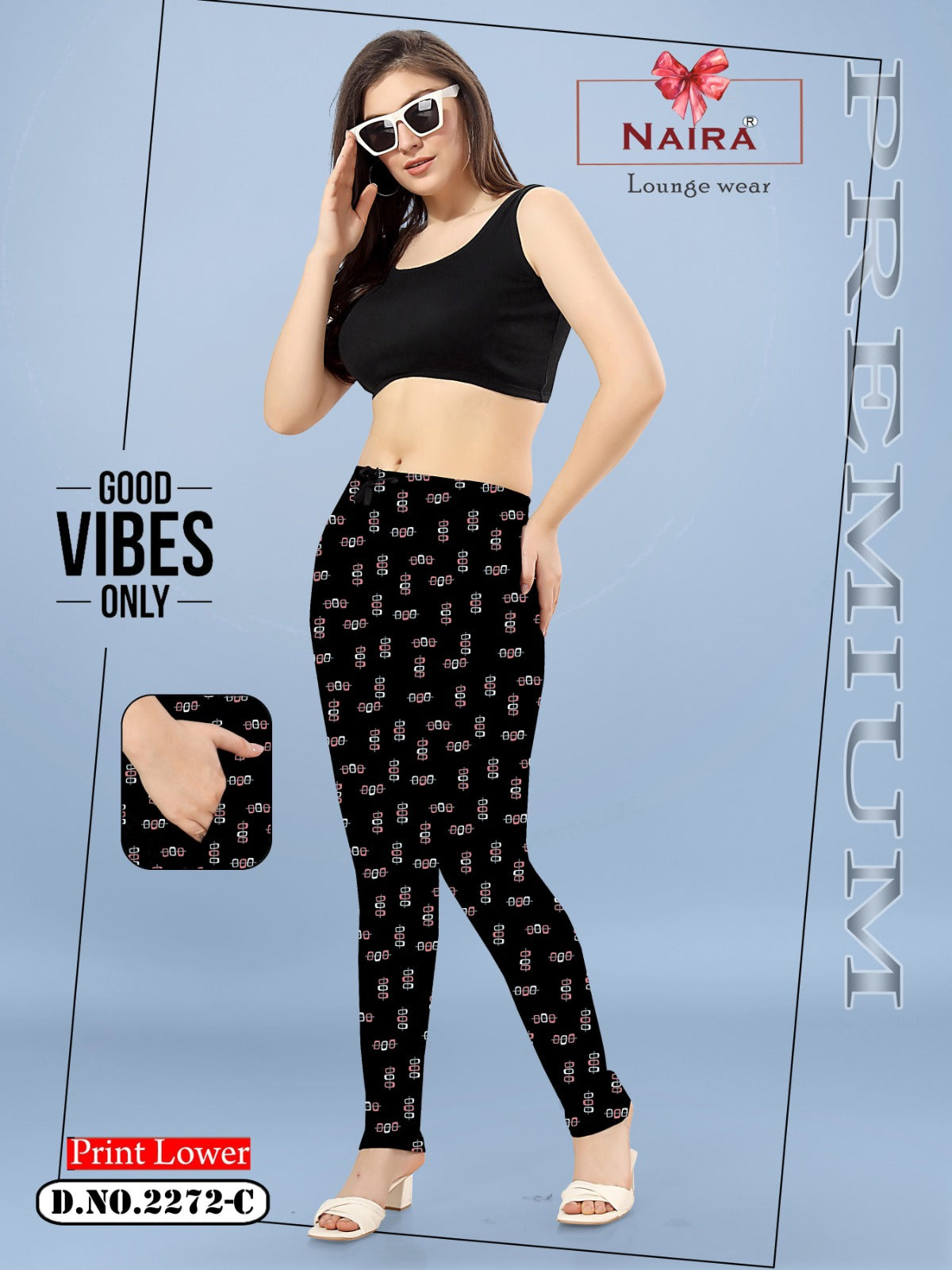 Design 2272 Naira Kavyansika Hosiery Women Night Lower Exporter India