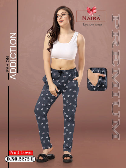 Design 2272 Naira Kavyansika Hosiery Women Night Lower Exporter India