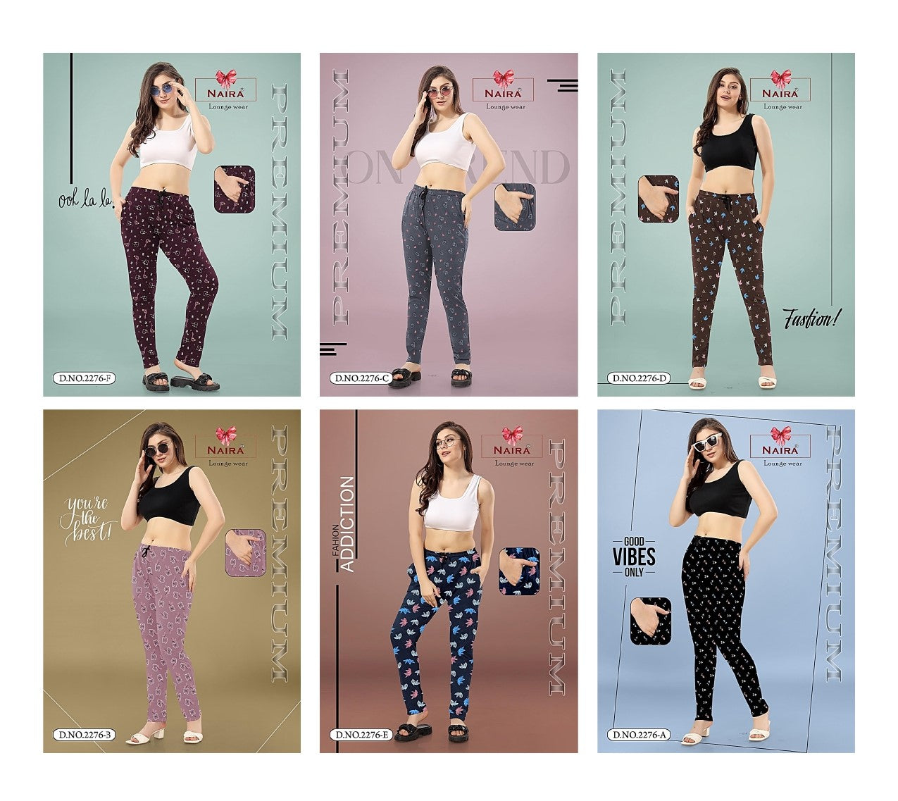 Design 2276 Kavyansika Hosiery Cotton Women Night Lower Wholesaler Ahmedabad