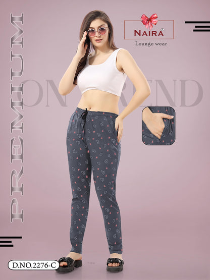 Design 2276 Kavyansika Hosiery Cotton Women Night Lower Wholesaler Ahmedabad