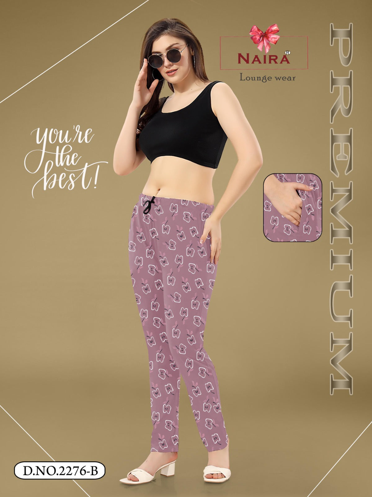 Design 2276 Kavyansika Hosiery Cotton Women Night Lower Wholesaler Ahmedabad