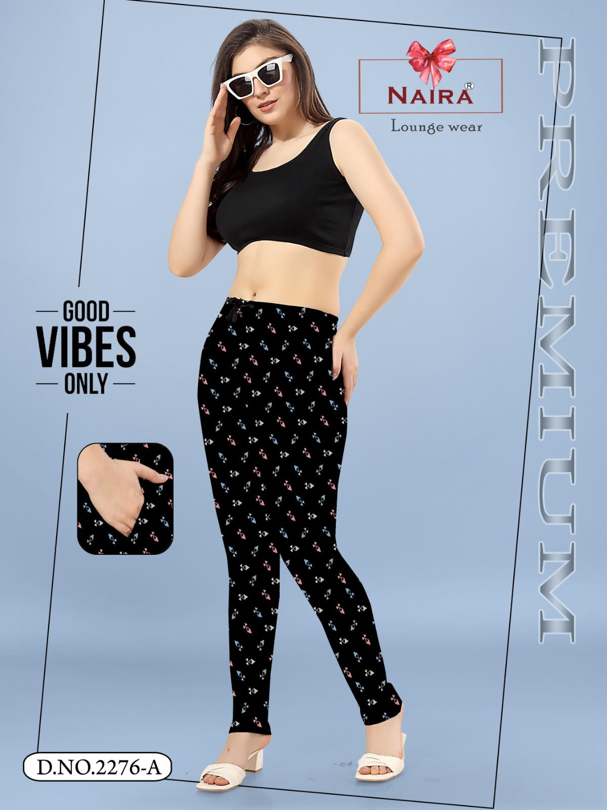 Design 2276 Kavyansika Hosiery Cotton Women Night Lower Wholesaler Ahmedabad