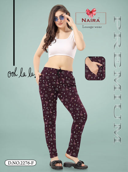 Design 2276 Kavyansika Hosiery Cotton Women Night Lower Wholesaler Ahmedabad