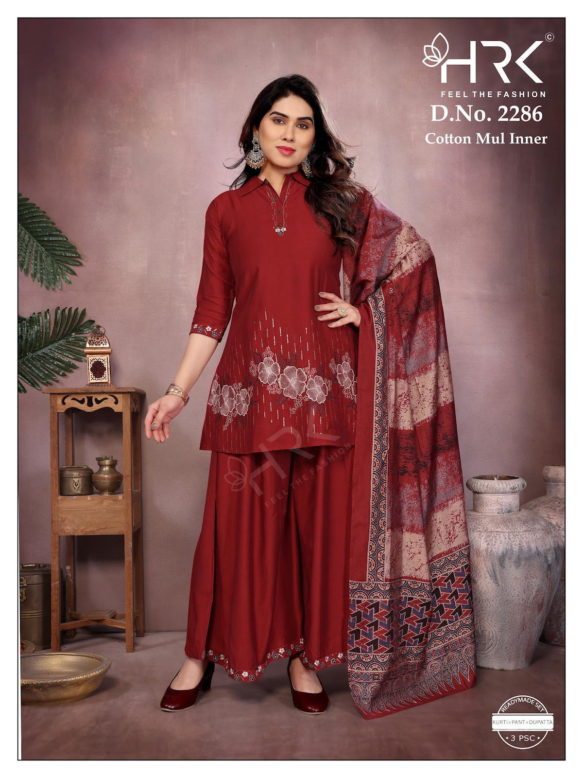 Design 2286 Hrk Vatican Readymade Plazzo Style Suits Exporter Gujarat