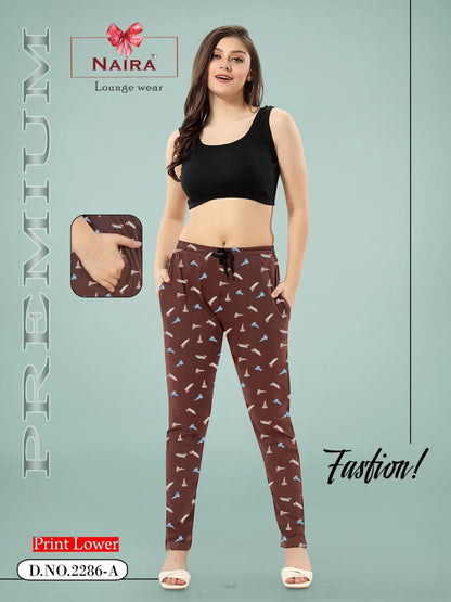 Design 2286 Naira Kavyansika Hosiery Cotton Women Night Lower Manufacturer Gujarat
