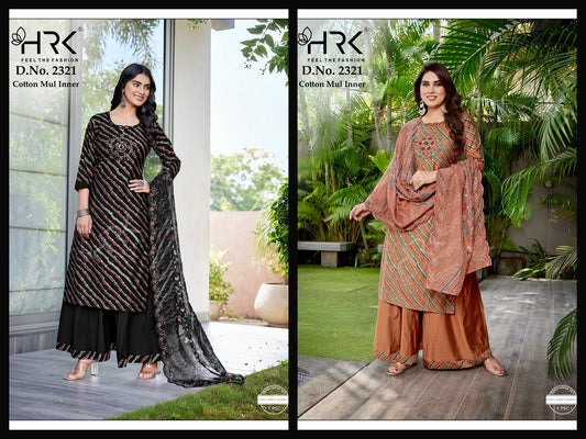 Design 2321 Hrk Gadwal Readymade Plazzo Style Suits Manufacturer India