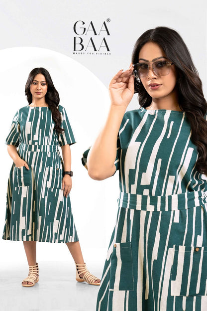 Design 2326 Gaabaa Cotton Midi Dress Manufacturer