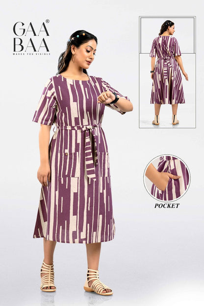 Design 2326 Gaabaa Cotton Midi Dress Manufacturer