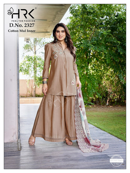 Design 2327 Hrk Roman Readymade Suits Exporter Gujarat