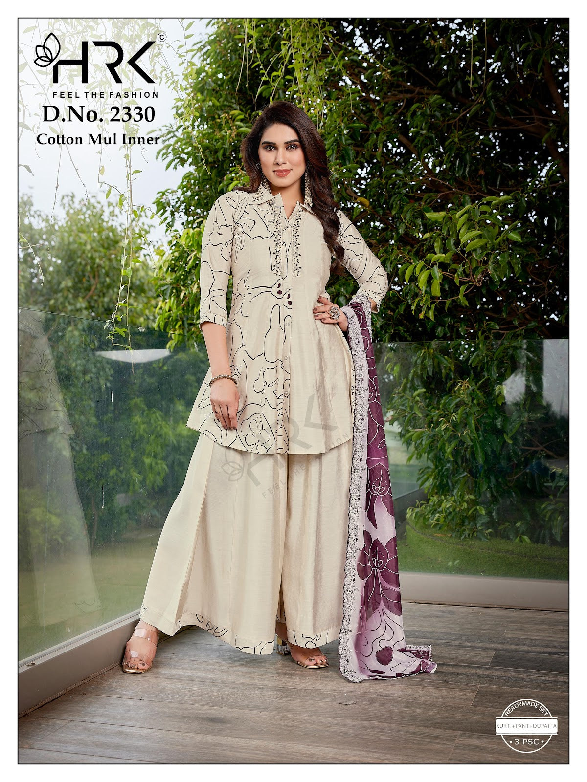 Design 2330 Hrk Soft Modal Readymade Suits Manufacturer Gujarat