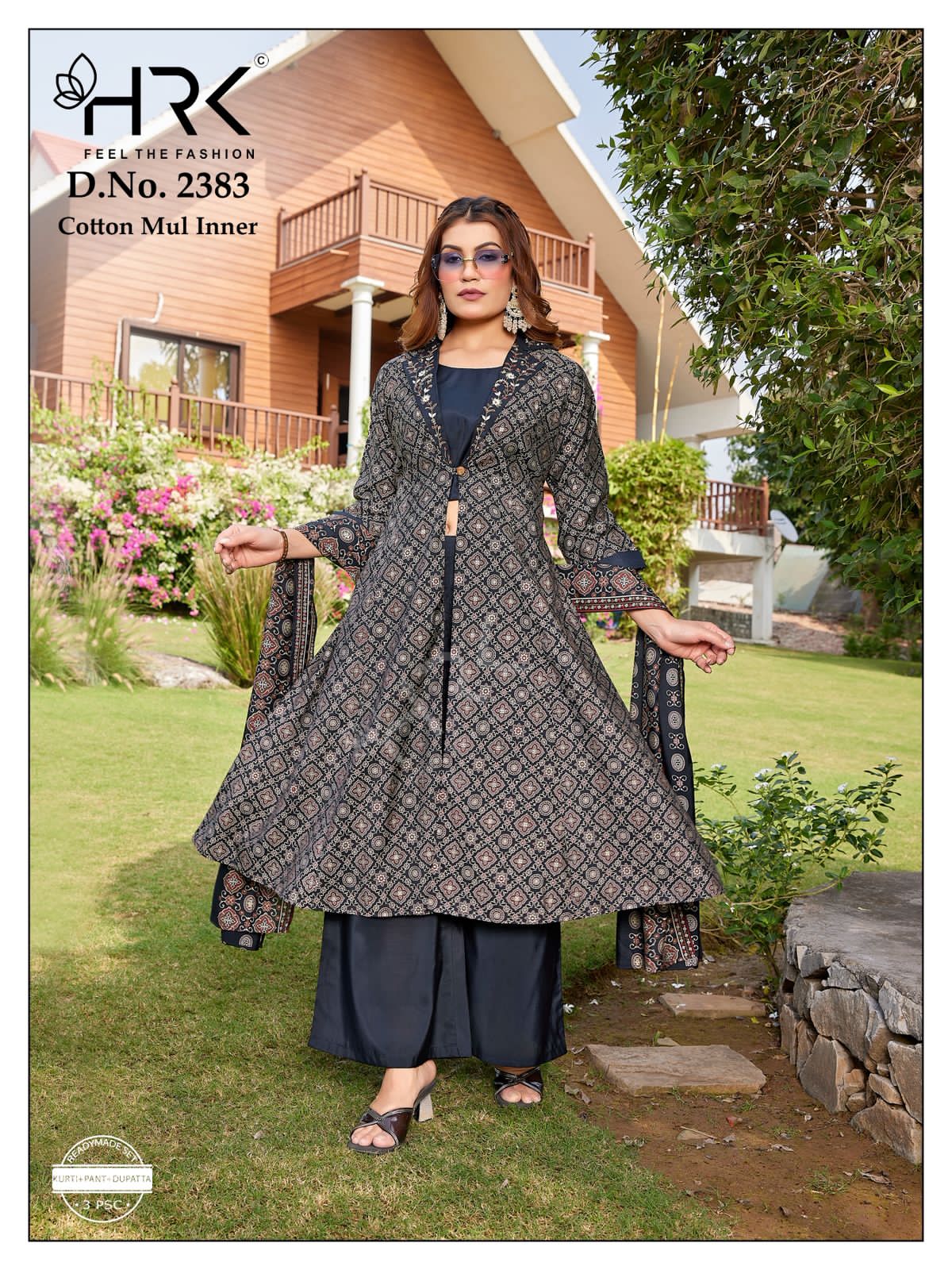 Design 2383 Hrk Soft Modal Readymade Suits Wholesale