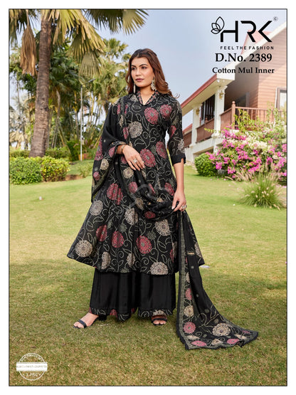 Design 2389 Hrk Soft Modal Readymade Plazzo Style Suits Supplier India