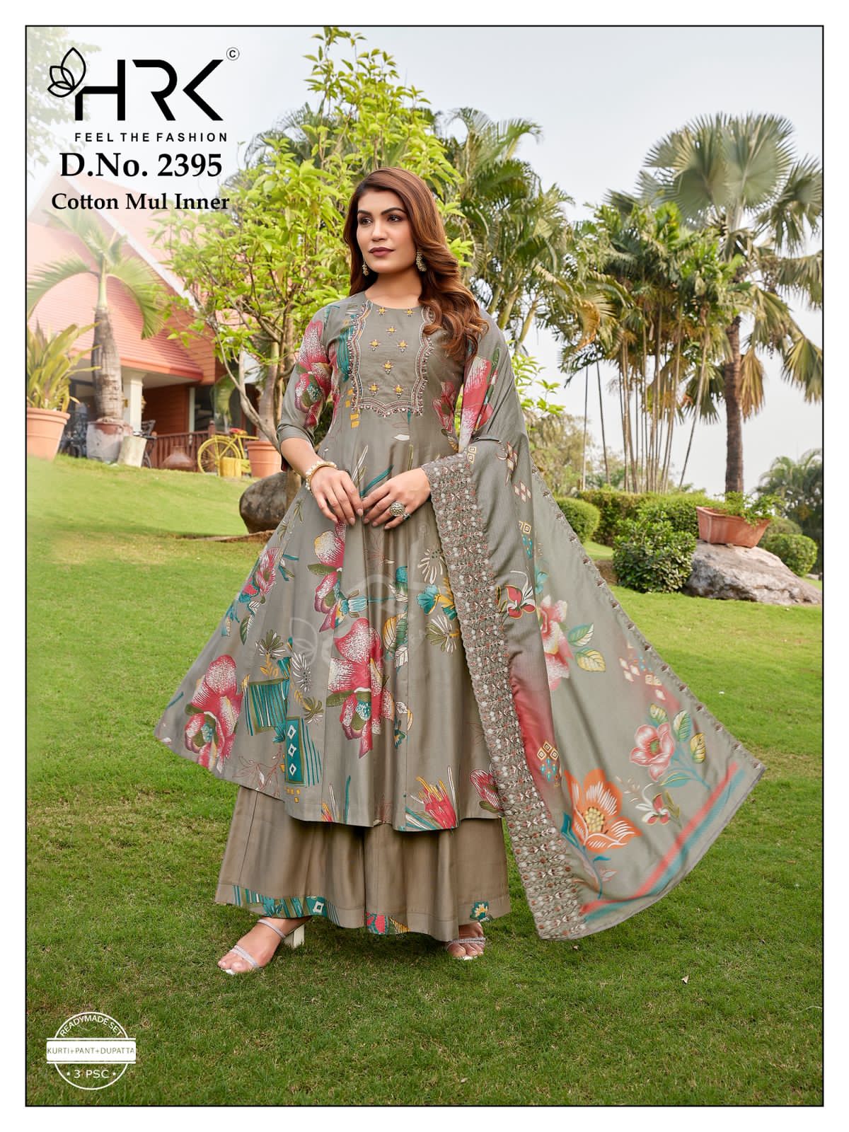 Design 2395 Hrk Gadwal Readymade Anarkali Suits Manufacturer