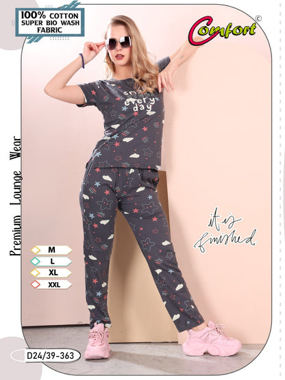 Design 24-39 Comfort Cotton Pyjama Night Suits Exporter Ahmedabad