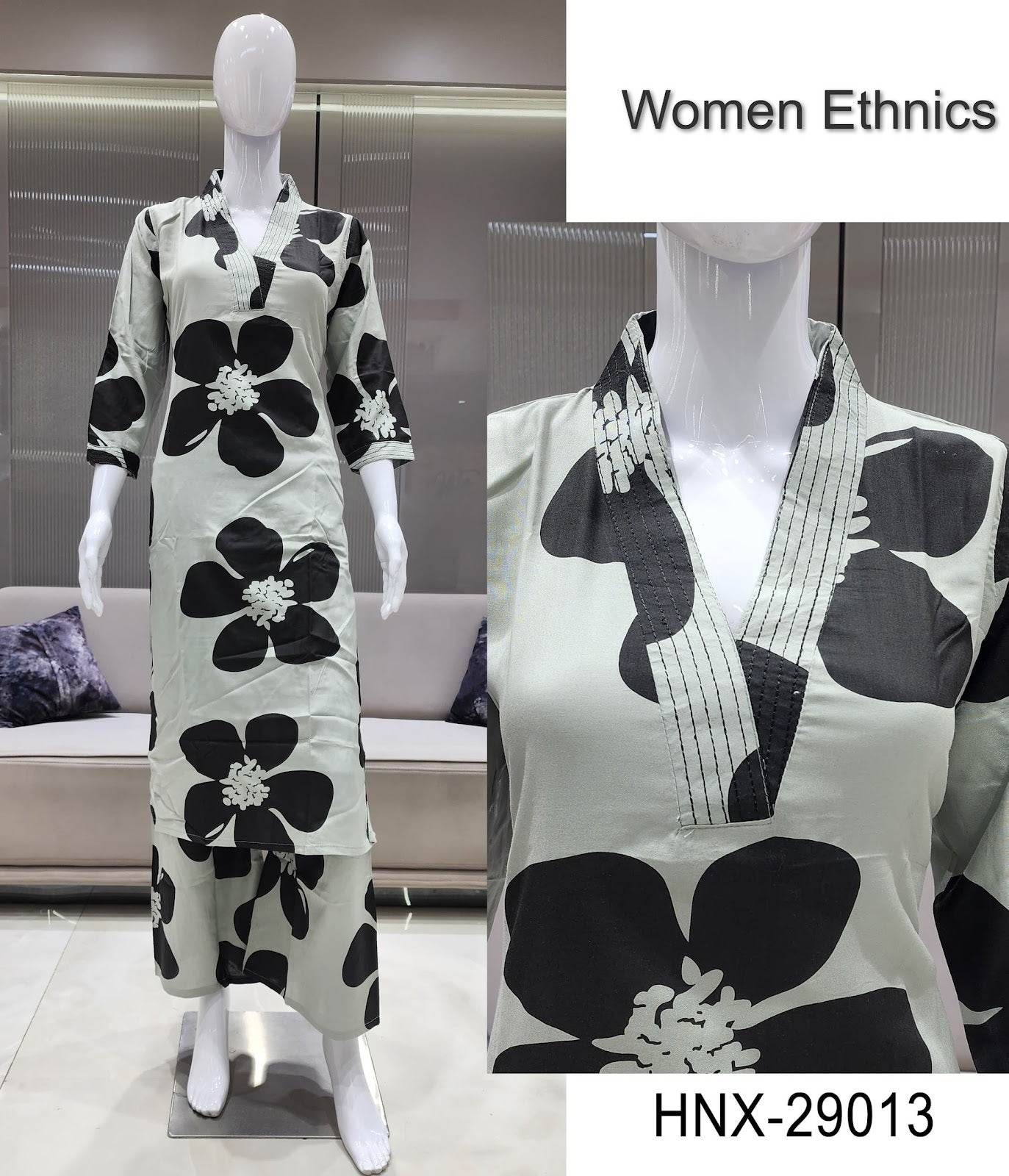 Design 240725 Women Ethnics Reyon Co Ord Set Wholesaler Ahmedabad