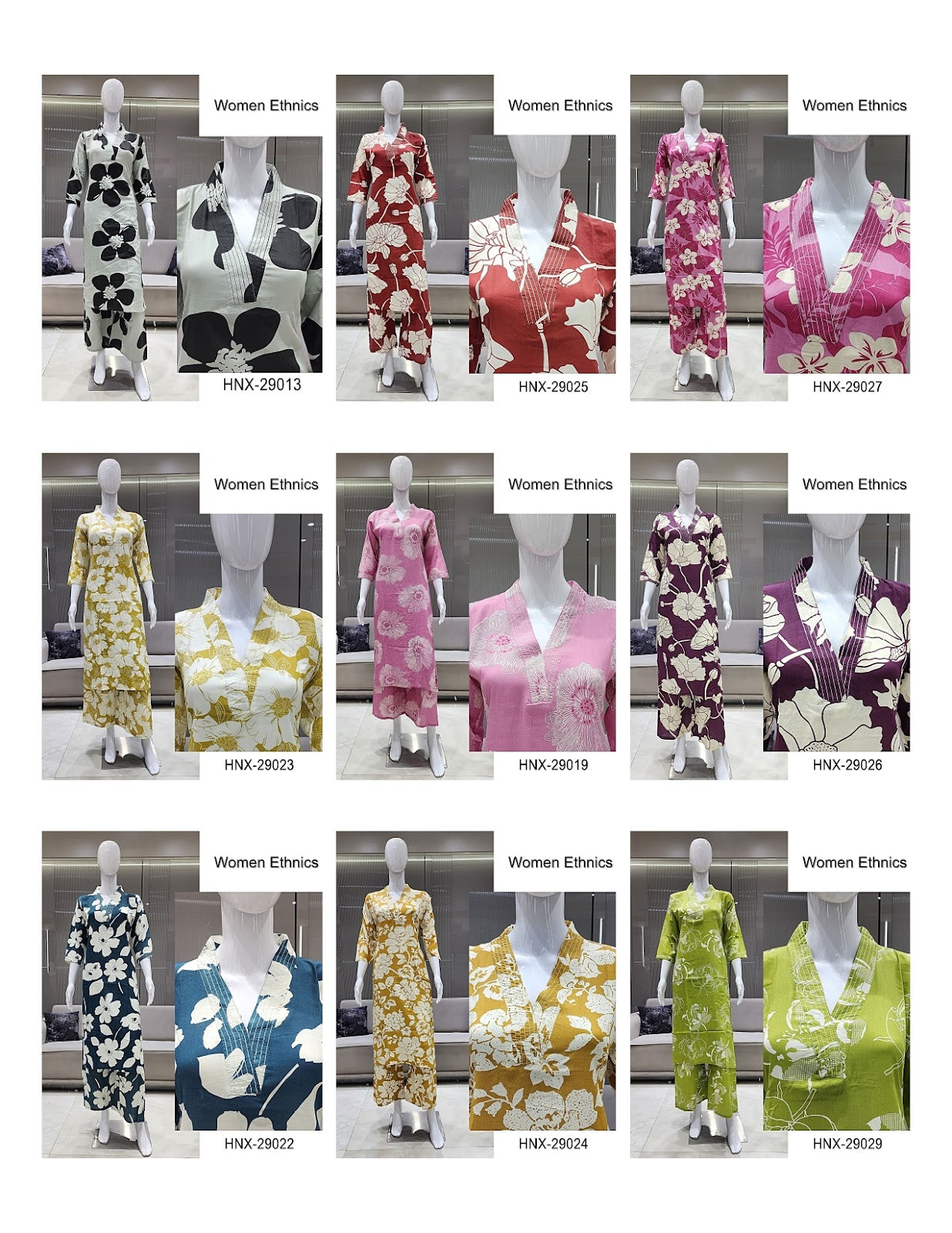 Design 240725 Women Ethnics Reyon Co Ord Set Wholesaler Ahmedabad