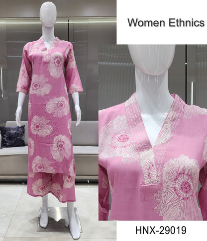 Design 240725 Women Ethnics Reyon Co Ord Set Wholesaler Ahmedabad