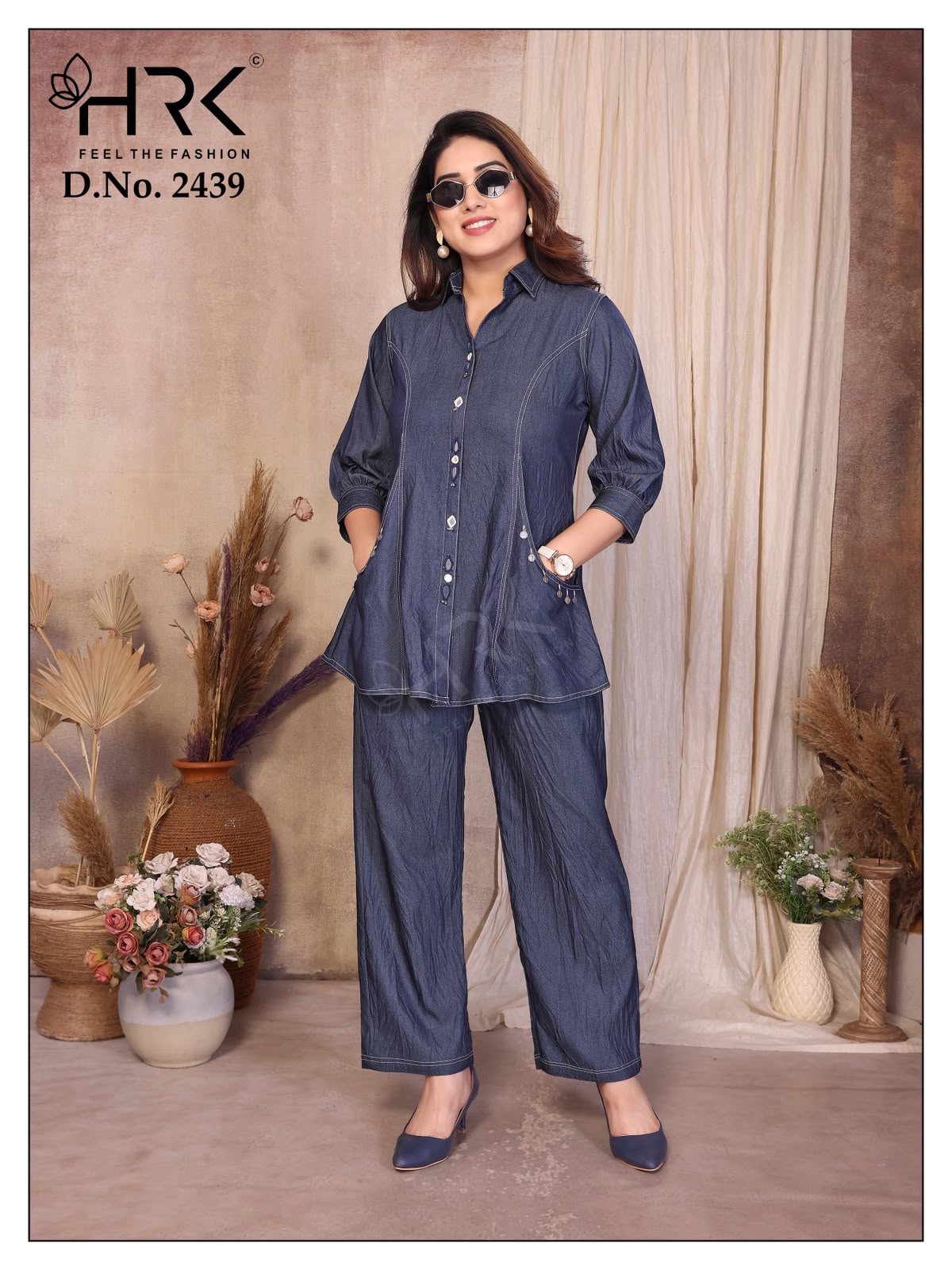 Design 2439 Hrk Denim Co Ord Set Wholesaler Ahmedabad