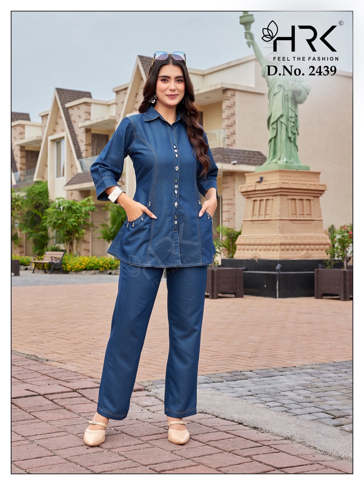Design 2439 Hrk Denim Co Ord Set Wholesaler Ahmedabad