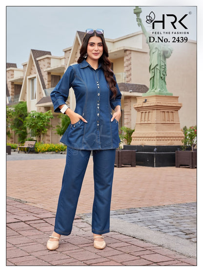 Design 2439 Hrk Denim Co Ord Set Wholesaler Ahmedabad