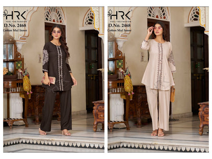 Design 2468 Hrk Reyon Co Ord Set Exporter
