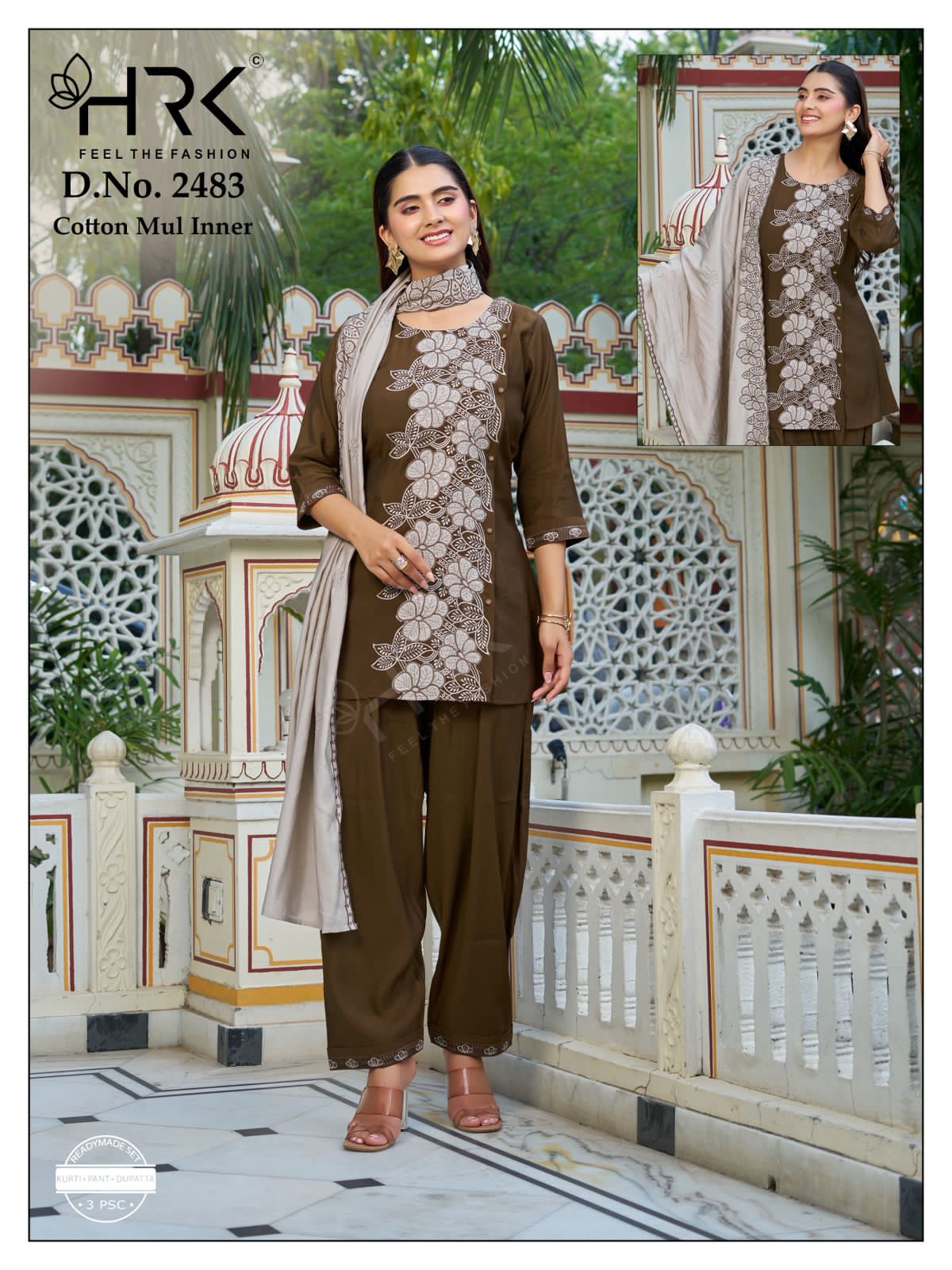Design 2483 Hrk Bombay Readymade Pant Style Suits Exporter India