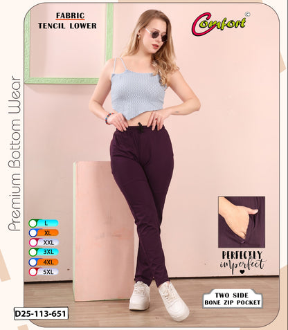 Design 25-113 Comfort Tencil Women Night Lower Wholesale Price
