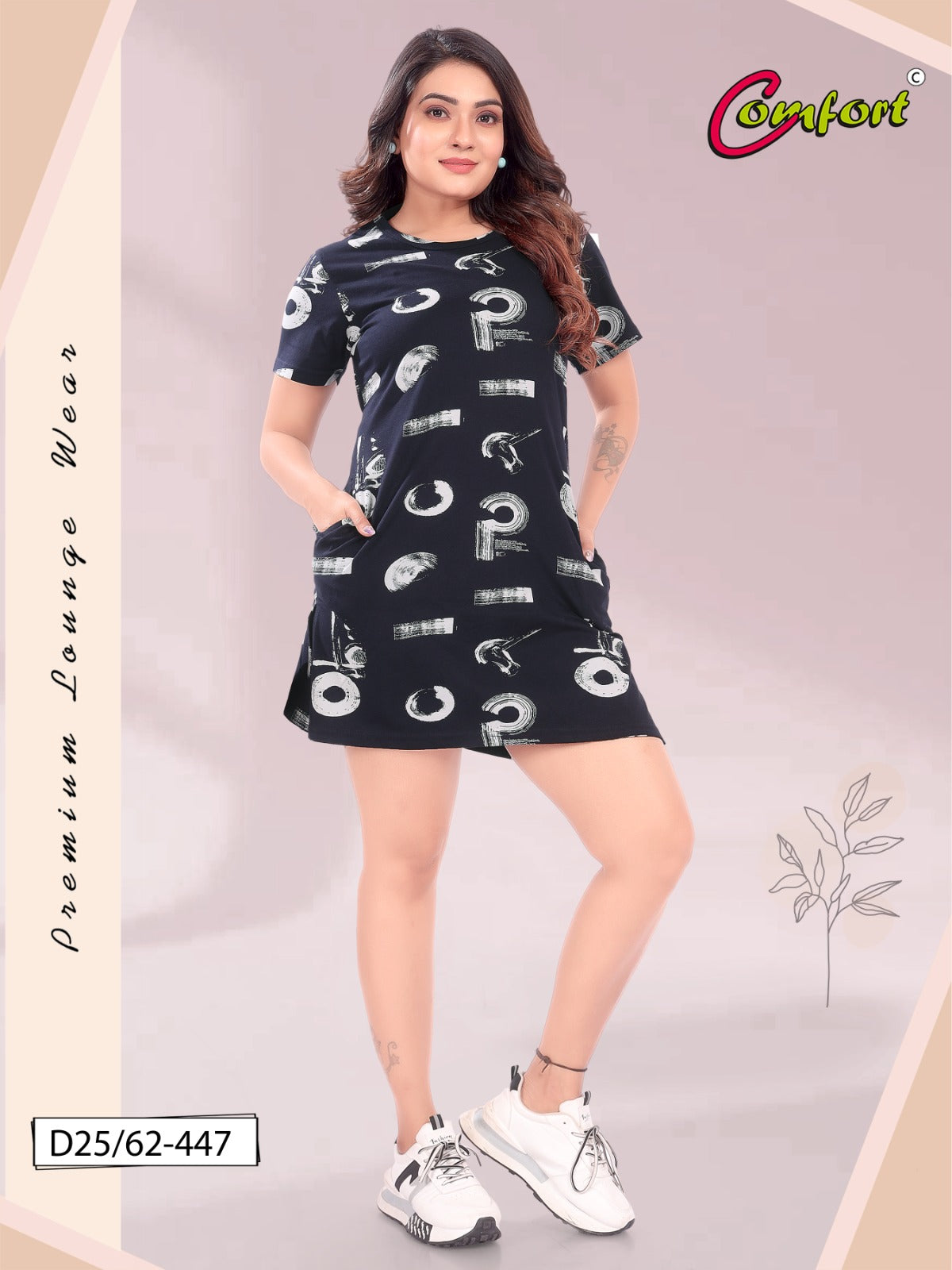 Design 25-62 Comfort Biowash Designer Long Top Wholesaler India