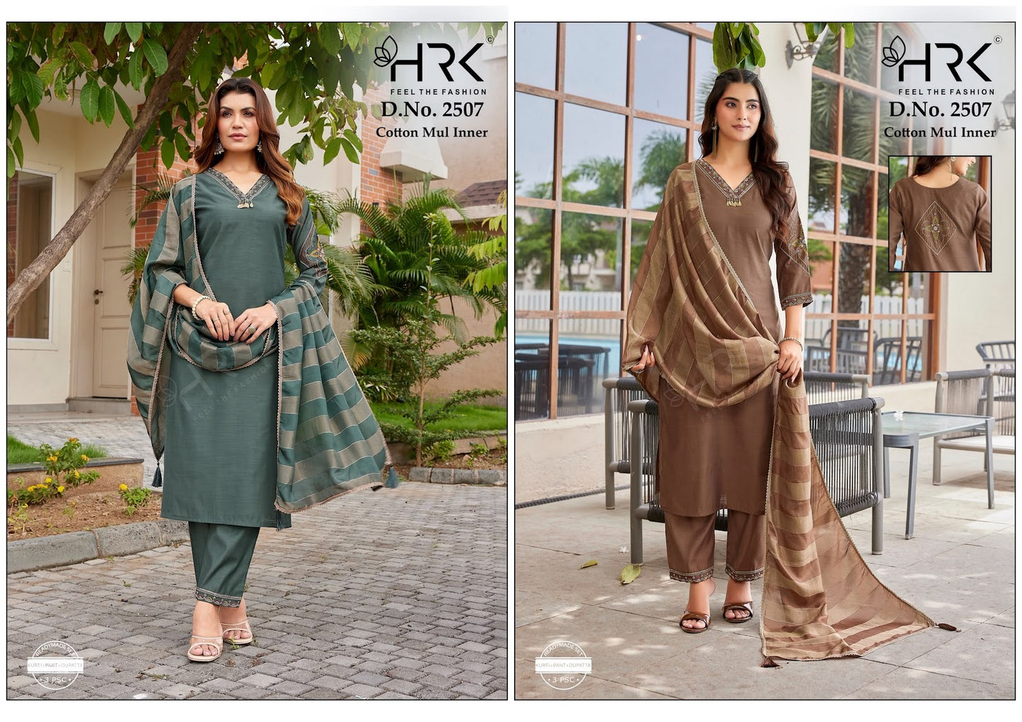 Design 2507 Hrk Khadi Silk Readymade Pant Style Suits Manufacturer India
