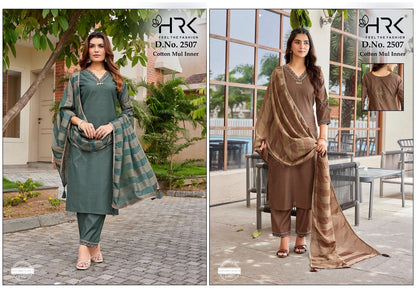 Design 2507 Hrk Khadi Silk Readymade Pant Style Suits Manufacturer India