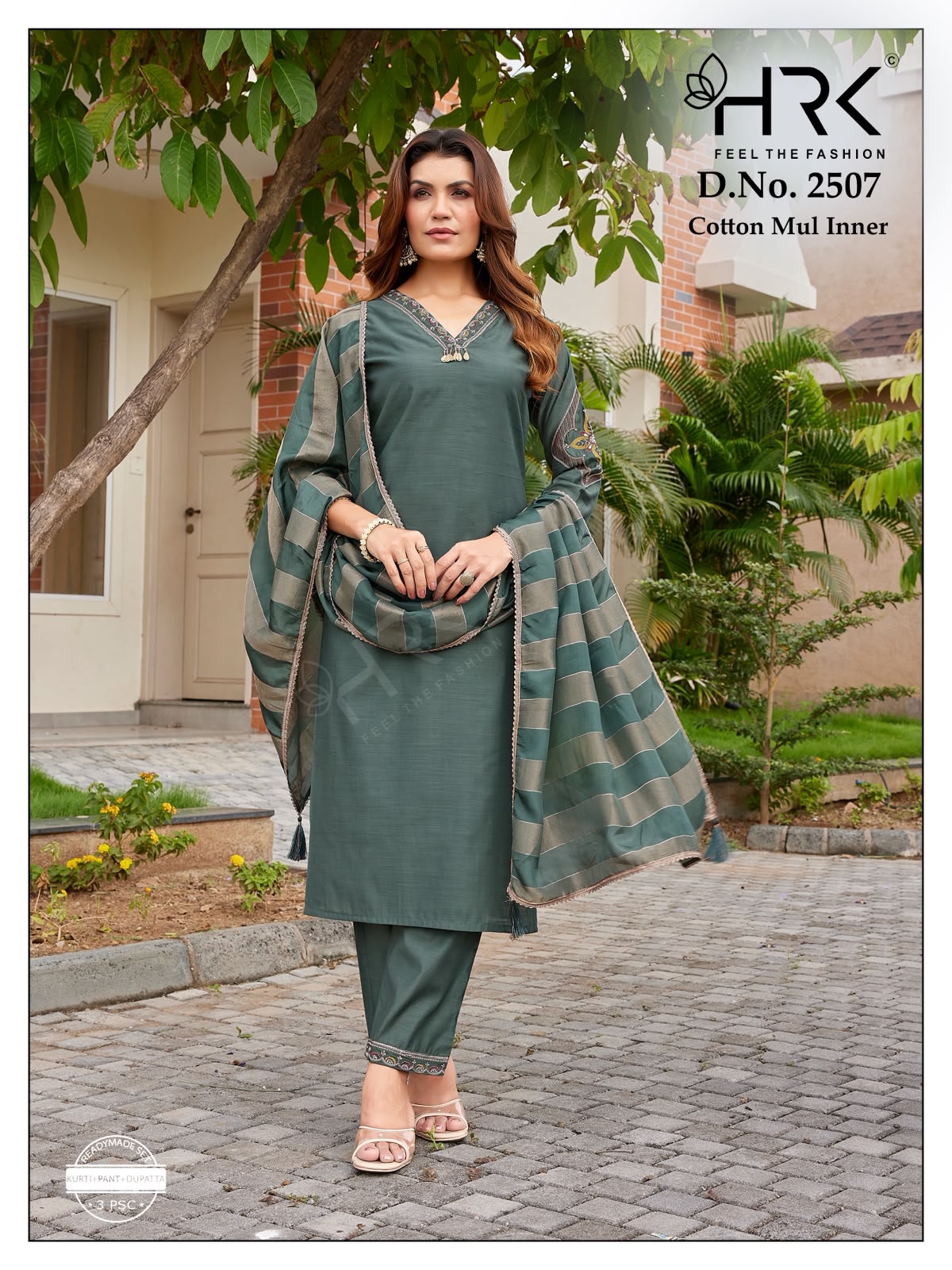 Design 2507 Hrk Khadi Silk Readymade Pant Style Suits Manufacturer India