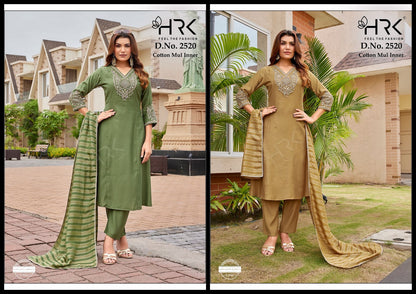 Design 2520 A-Line Style Hrk Pv Silk Readymade Pant Style Suits Supplier Ahmedabad