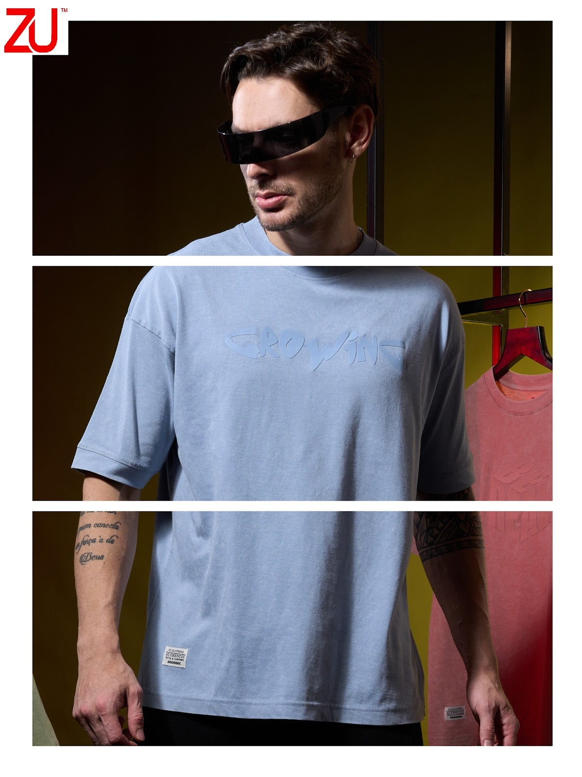 Design 258 Zu Clothing Cotton Mens Tshirts Wholesale