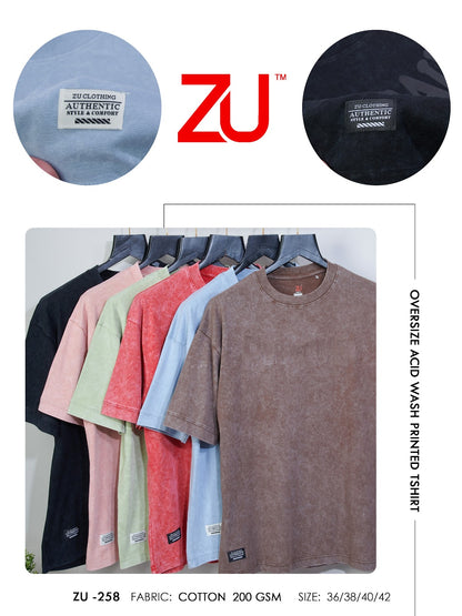 Design 258 Zu Clothing Cotton Mens Tshirts Wholesale