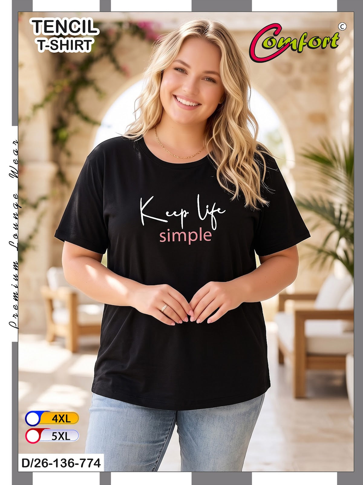 Design 26-136 Comfort Imported Women Tshirt Wholesale Price